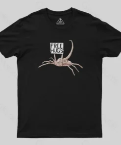Alternative view of FreeHugs-Alien Xenomorph T-Shirt