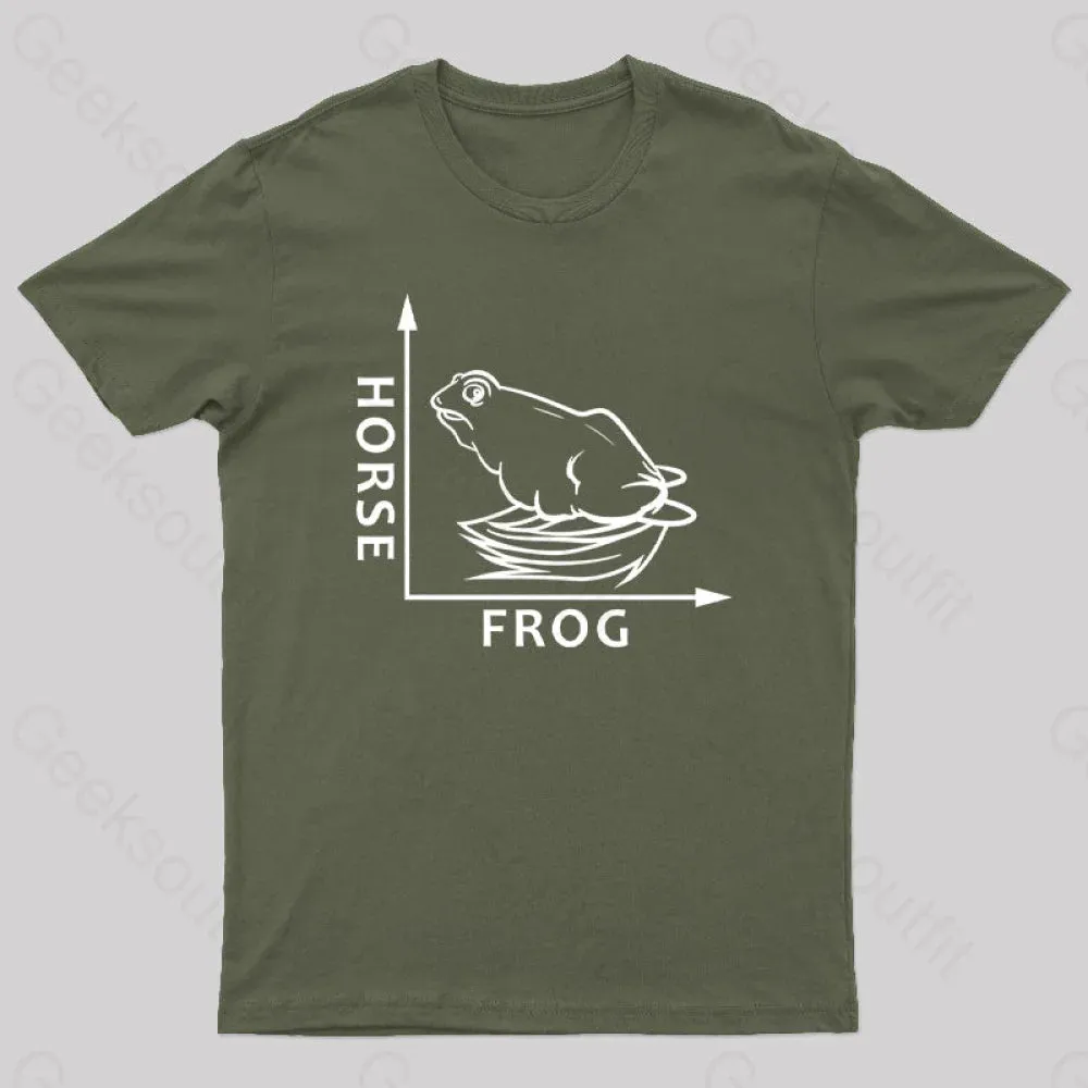 Frog or Horse Geek T-Shirt - Image 4