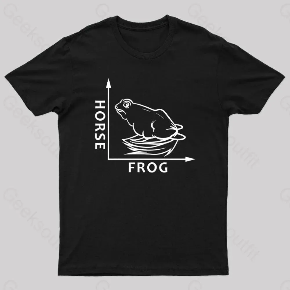 Frog or Horse Geek T-Shirt - Image 2