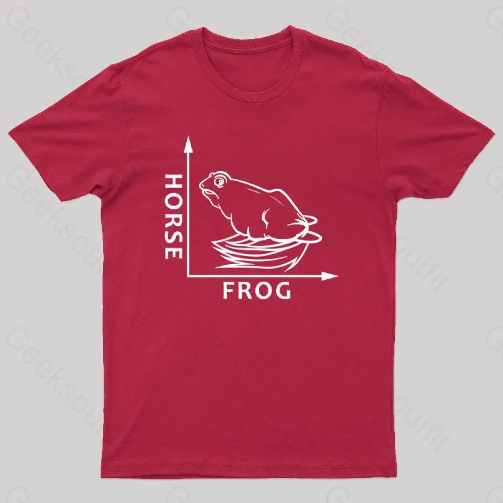 Frog or Horse Geek T-Shirt - Image 8