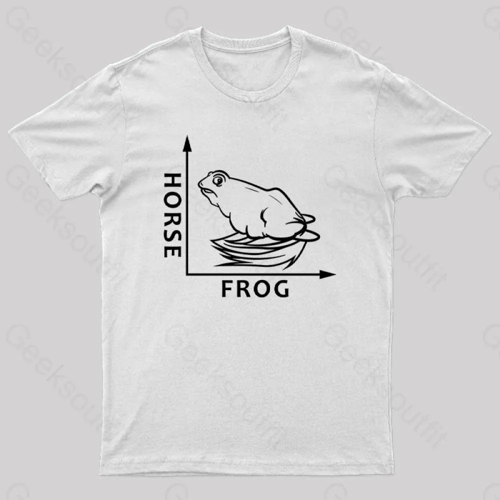 Frog or Horse Geek T-Shirt - Image 11