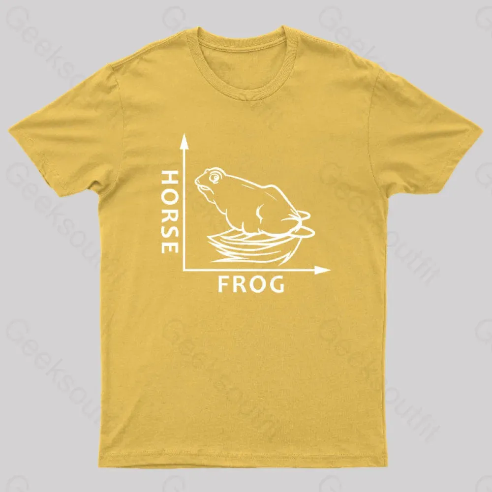 Frog or Horse Geek T-Shirt - Image 7