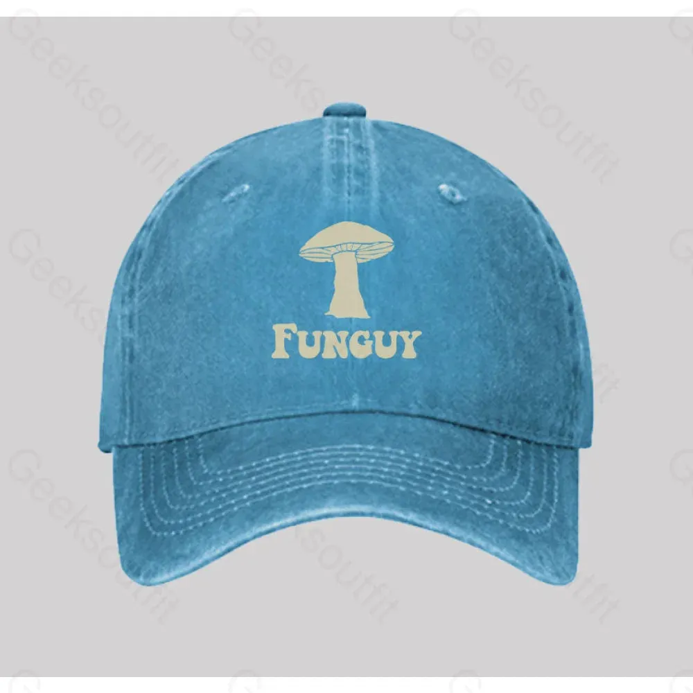 Fungi Fun Guy Washed Vintage Baseball Cap - Image 3