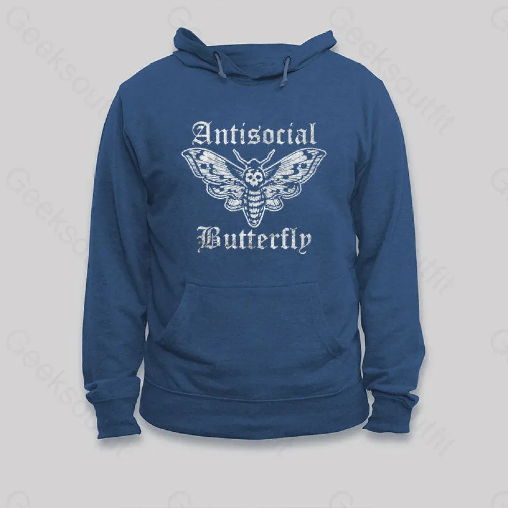 Funny Antisocial Butterfly Hoodie - Image 2