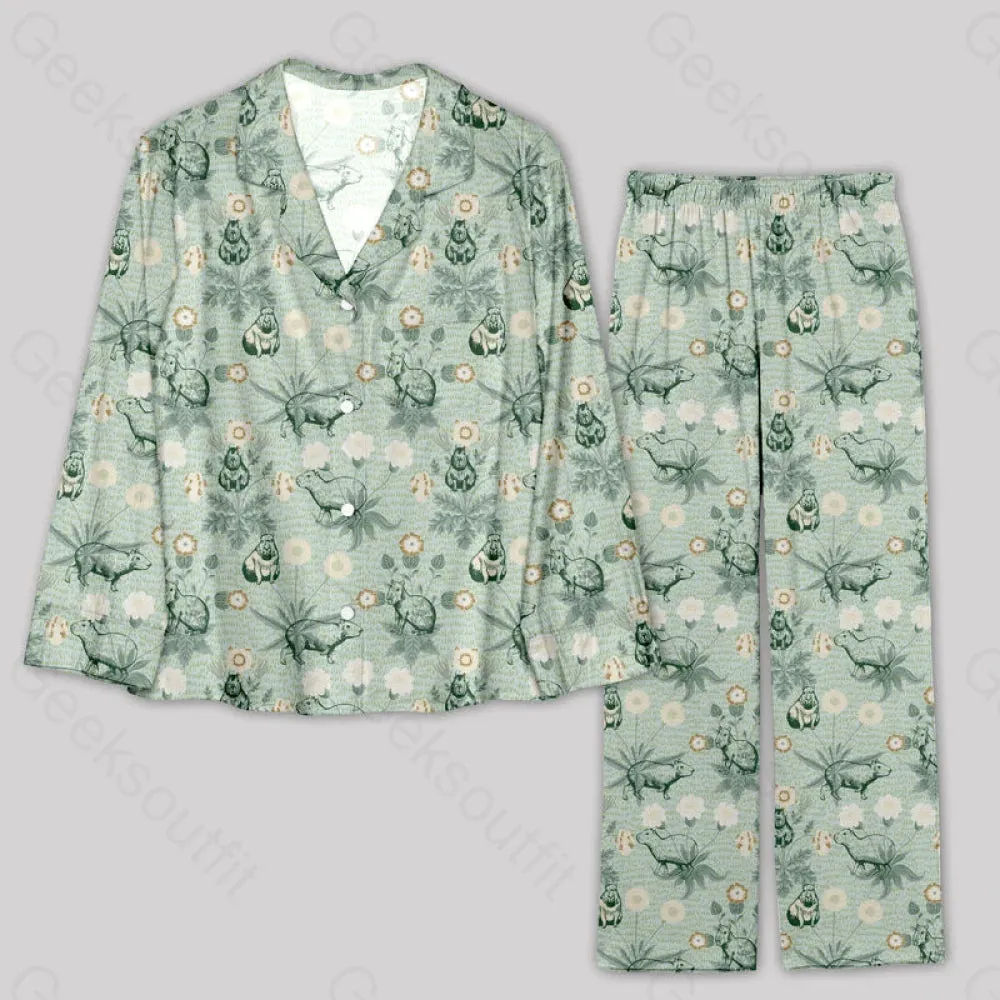 Funny Capybara Pajama Sets