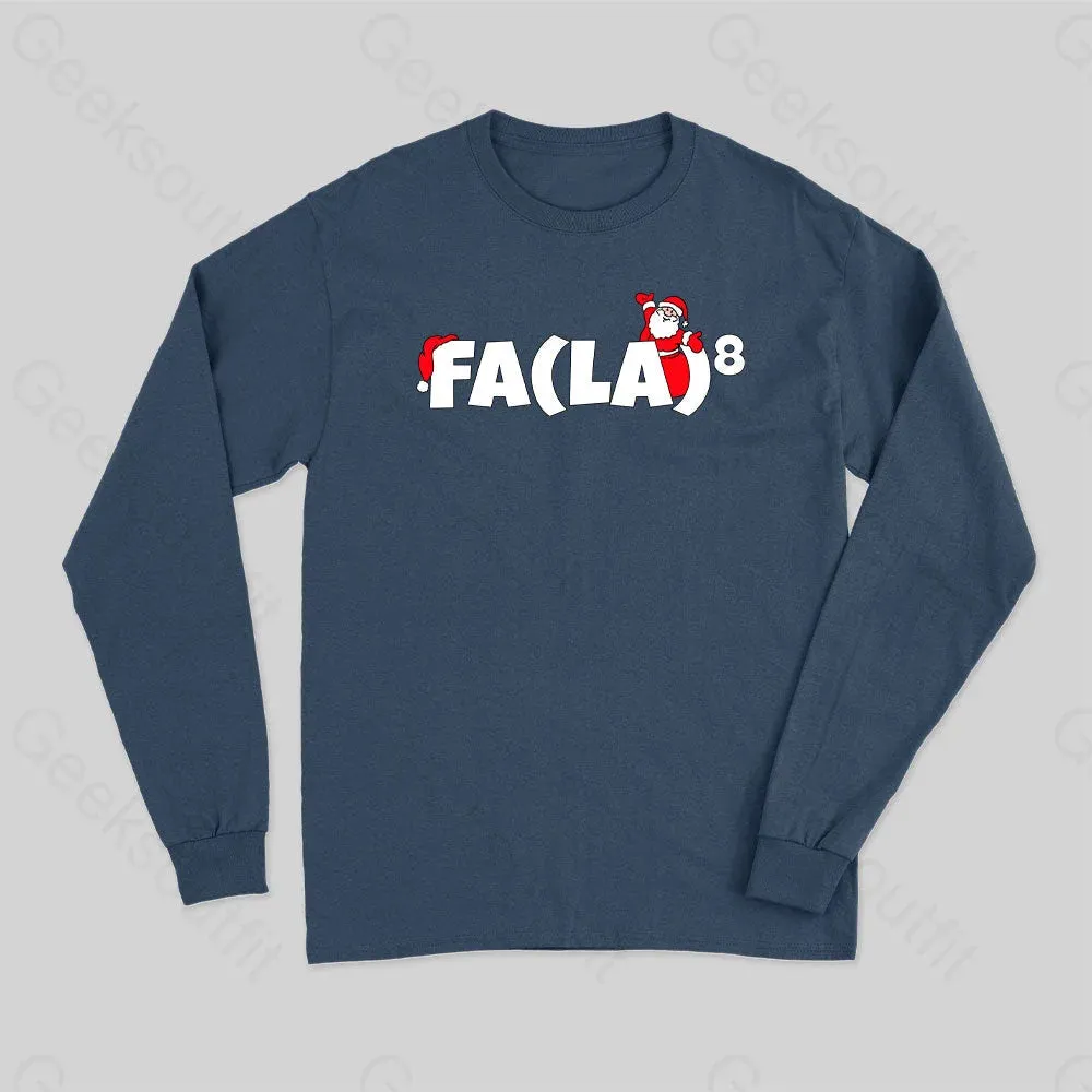 Funny Christmas Math Long Sleeve T-Shirt - Image 3