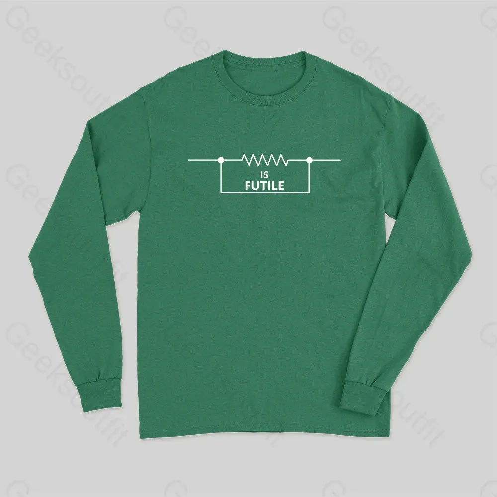 Funny Engineer Resistor Long Sleeve T-Shirt - Image 3