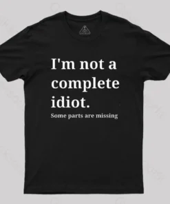 Alternative view of Funny Idiot T-Shirt