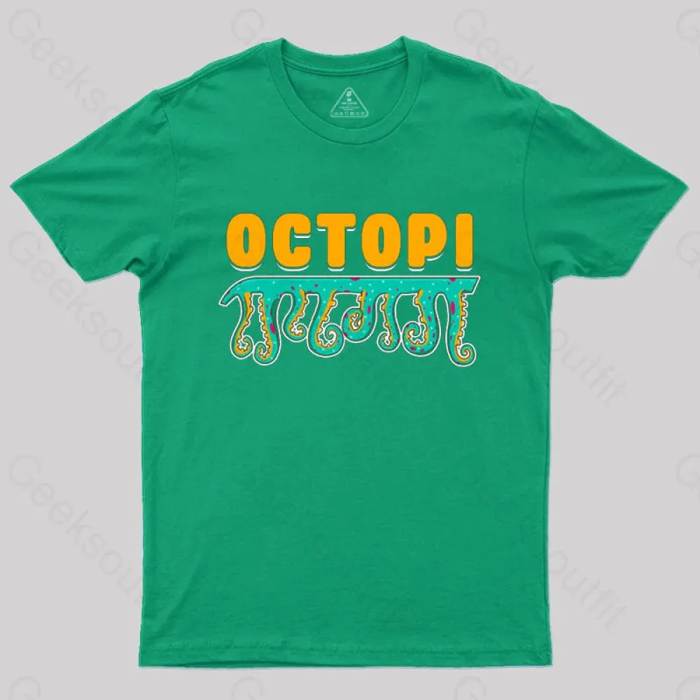 Funny Octopi Math Pi T-Shirt - Image 5
