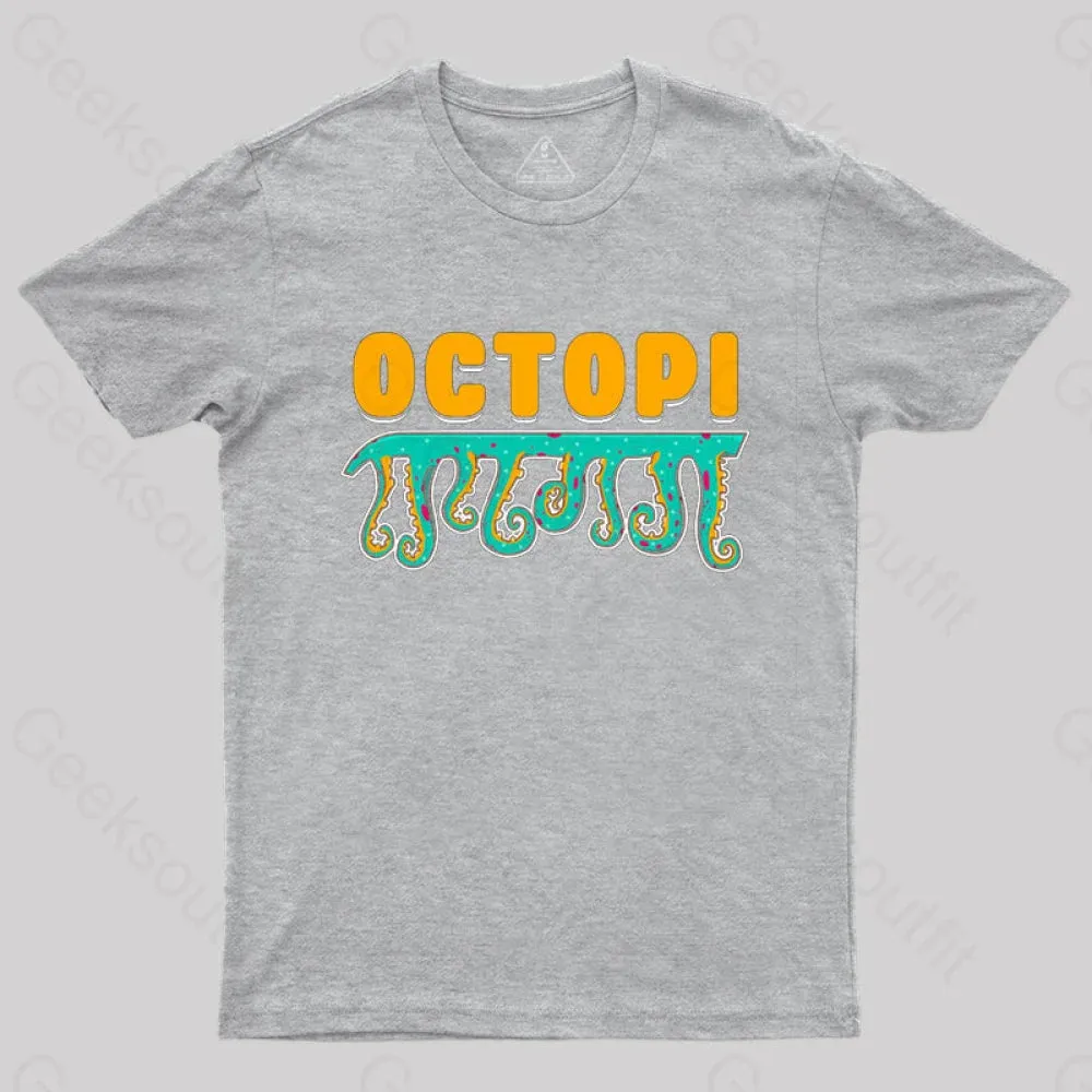 Funny Octopi Math Pi T-Shirt - Image 7