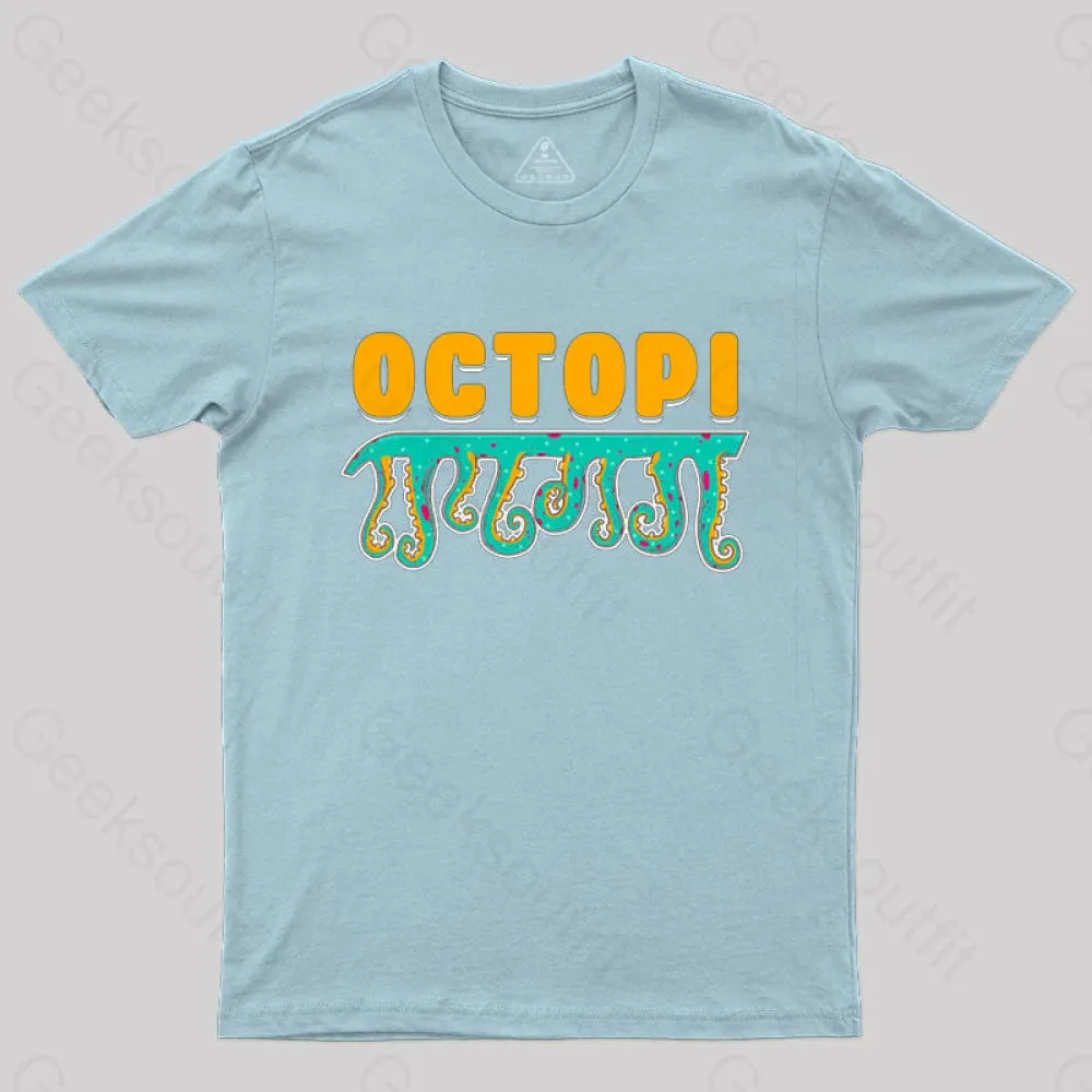 Funny Octopi Math Pi T-Shirt - Image 6