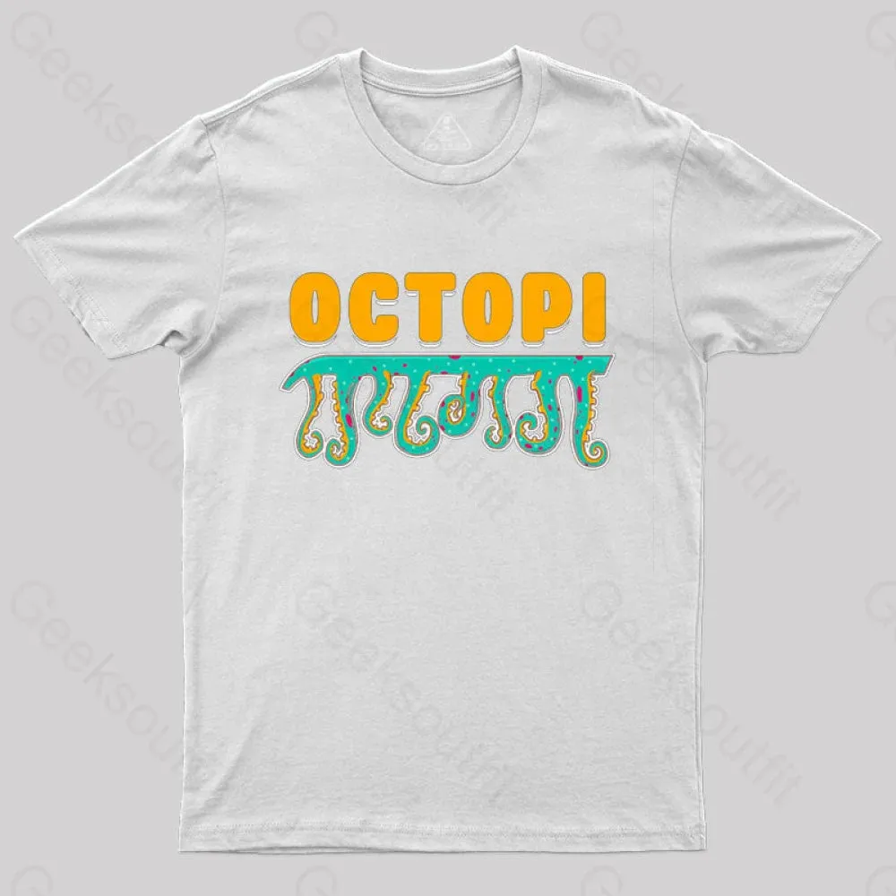 Funny Octopi Math Pi T-Shirt - Image 8