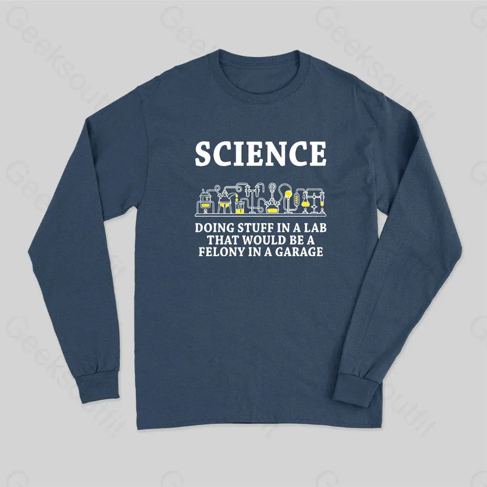 Funny Science Definition Long Sleeve T-Shirt - Image 2