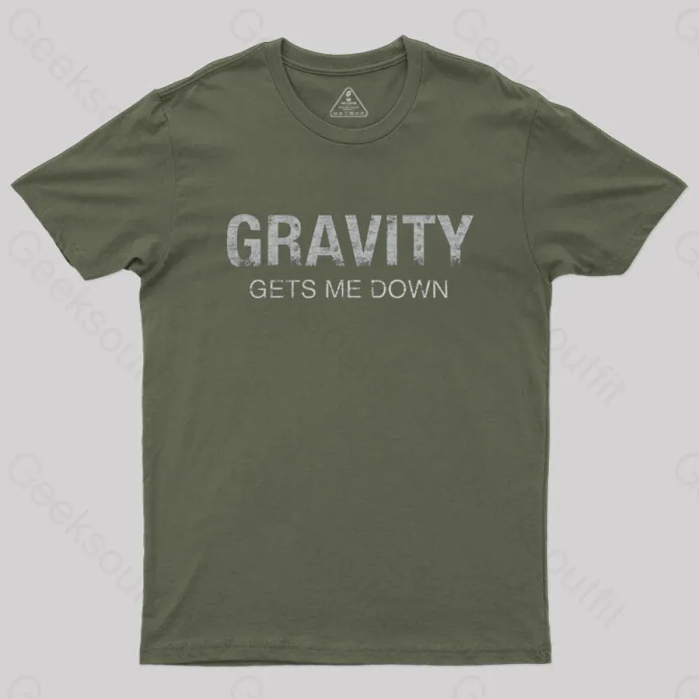 Funny Science Gravity Joke T-shirt - Image 3