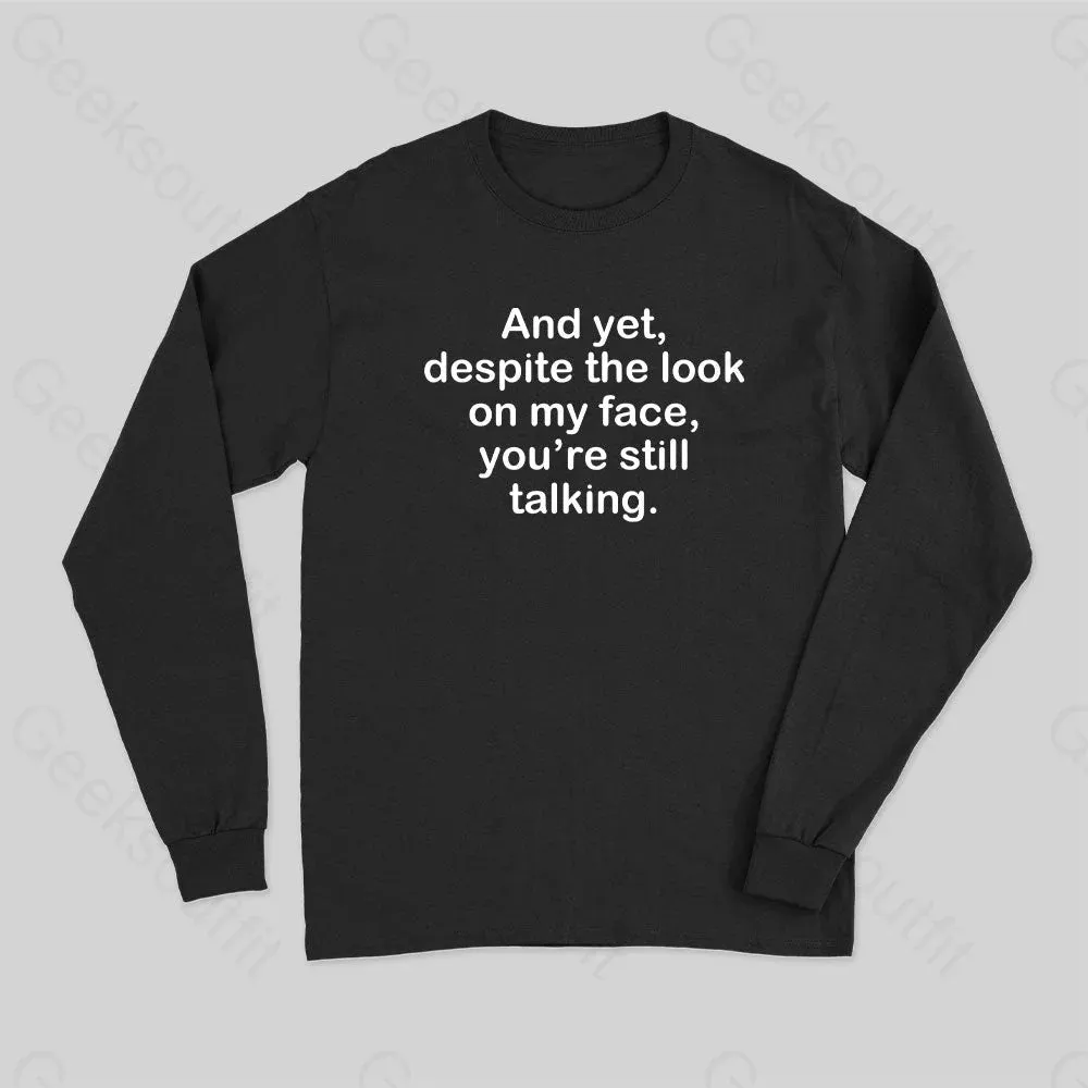 Funny Words Long Sleeve T-Shirt - Image 2