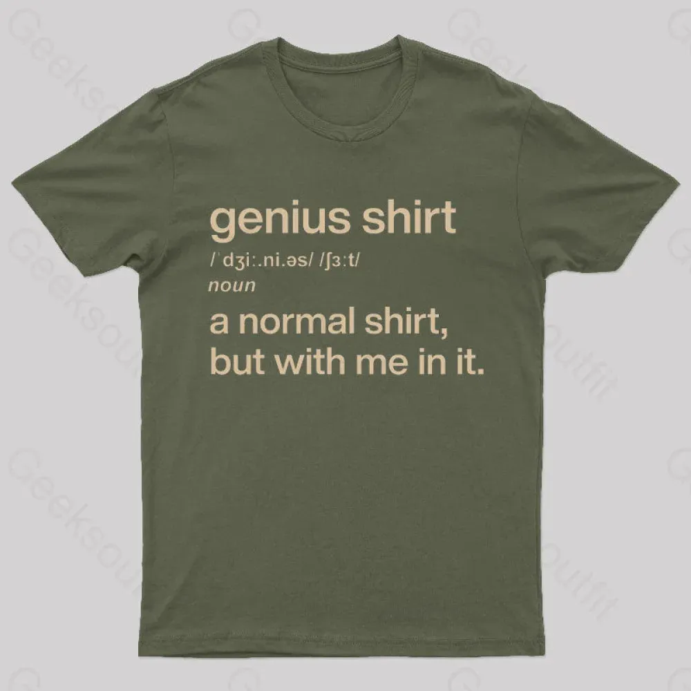 Genius Shirt Geek T-Shirt - Image 3