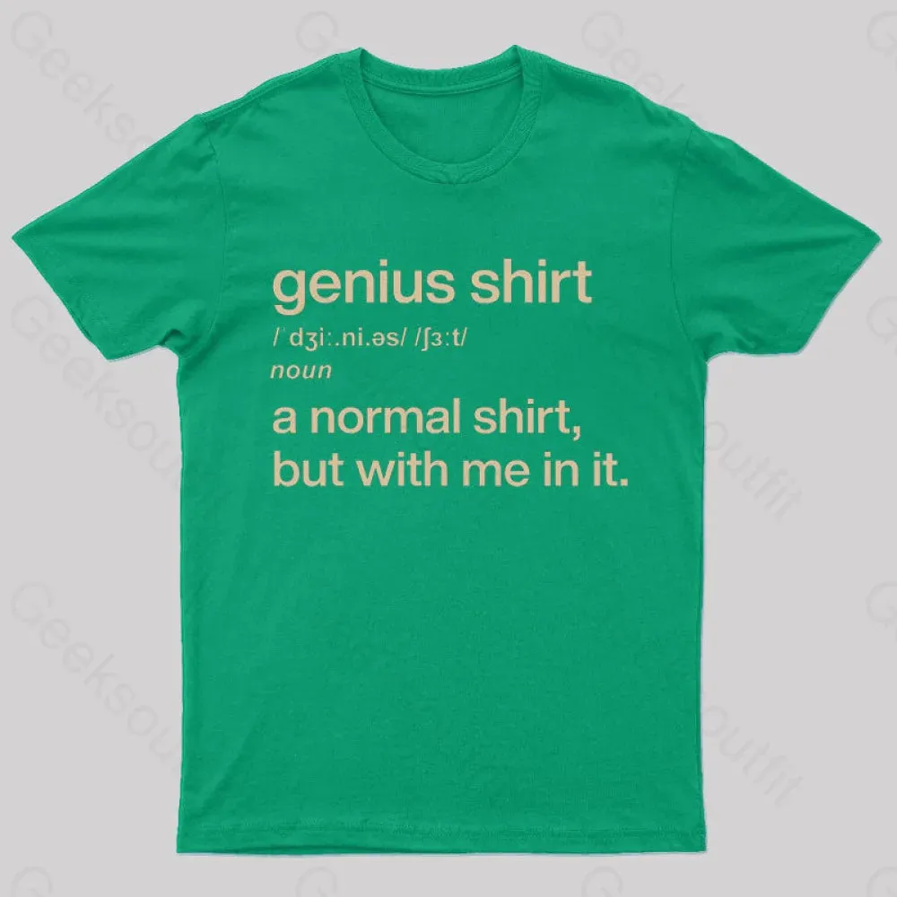 Genius Shirt Geek T-Shirt - Image 5