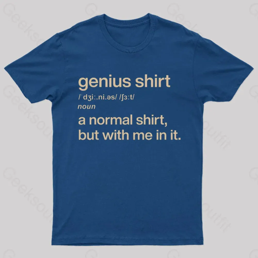 Genius Shirt Geek T-Shirt - Image 2