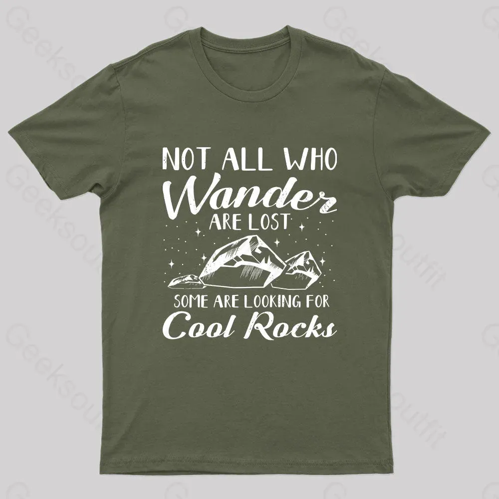 Geologist Rock Collecting Geek T-Shirt - Image 2