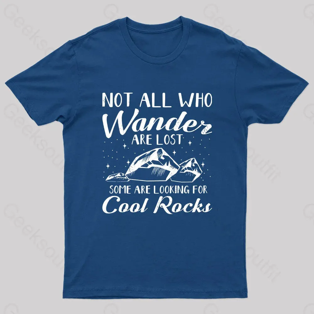 Geologist Rock Collecting Geek T-Shirt - Image 3