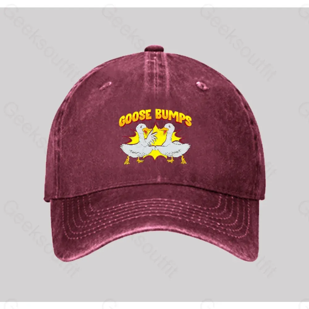 Goose Bumps Washed Vintage Baseball Cap - Image 5