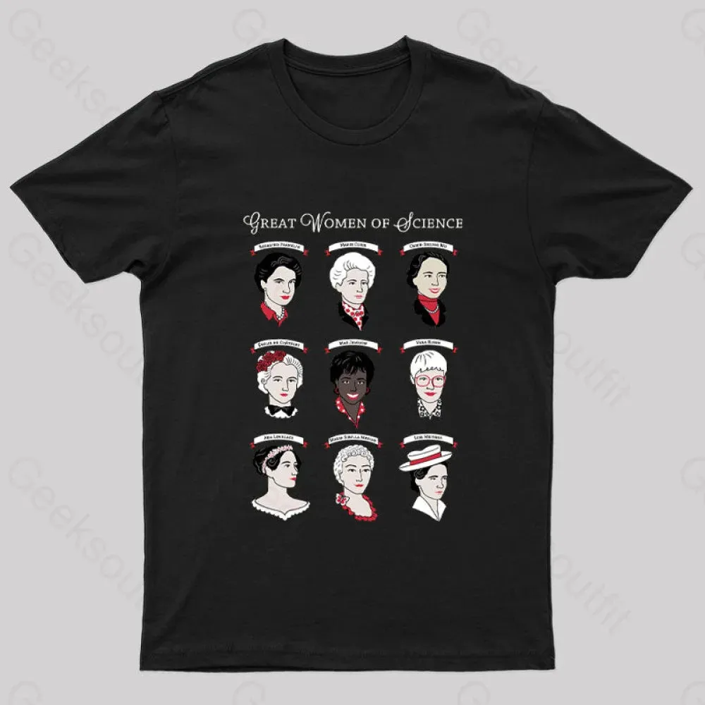 Great Women of Science Geek T-Shirt - Image 3