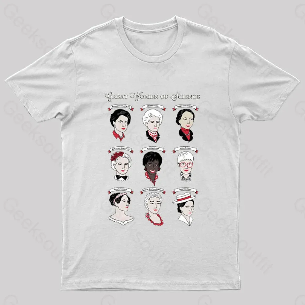 Great Women of Science Geek T-Shirt - Image 7