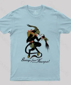 Alternative view of Greetings from Krampus! T-Shirt