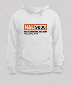 Alternative view of HAL 9000, Distressed Hoodie