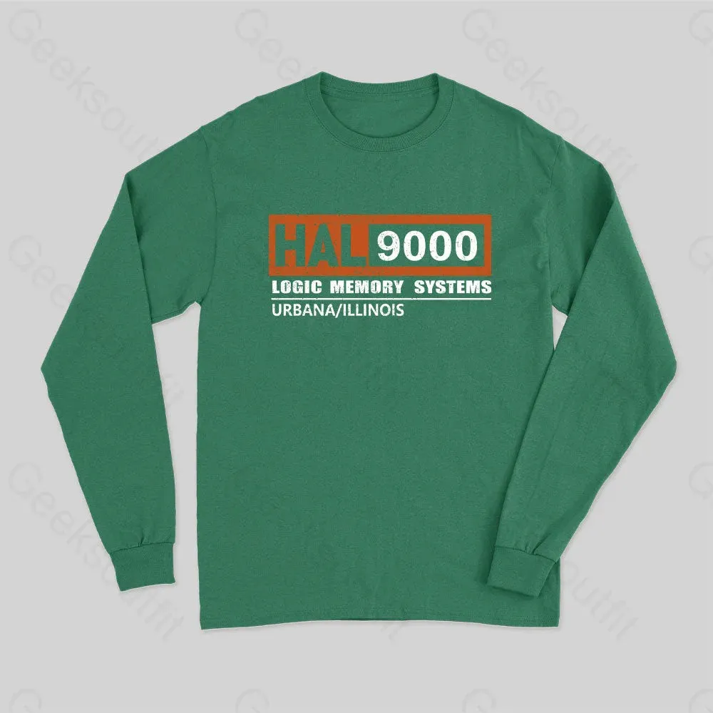HAL 9000, distressed Long Sleeve T-Shirt - Image 3