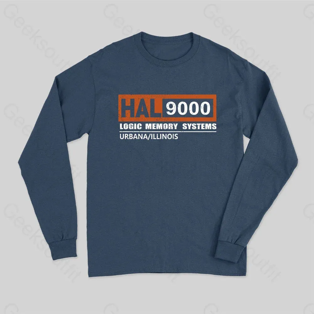 HAL 9000, distressed Long Sleeve T-Shirt - Image 2