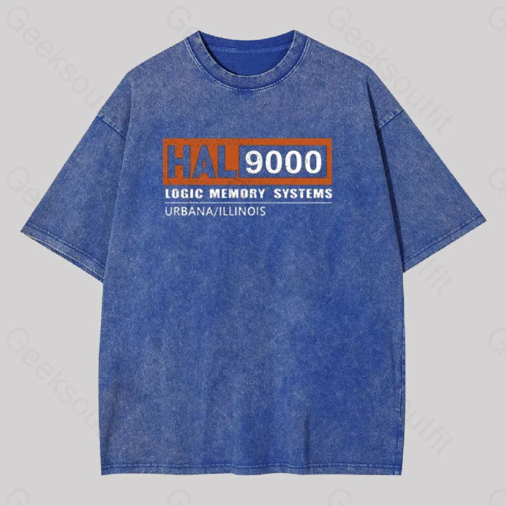 HAL 9000, distressed Washed T-Shirt - Image 2