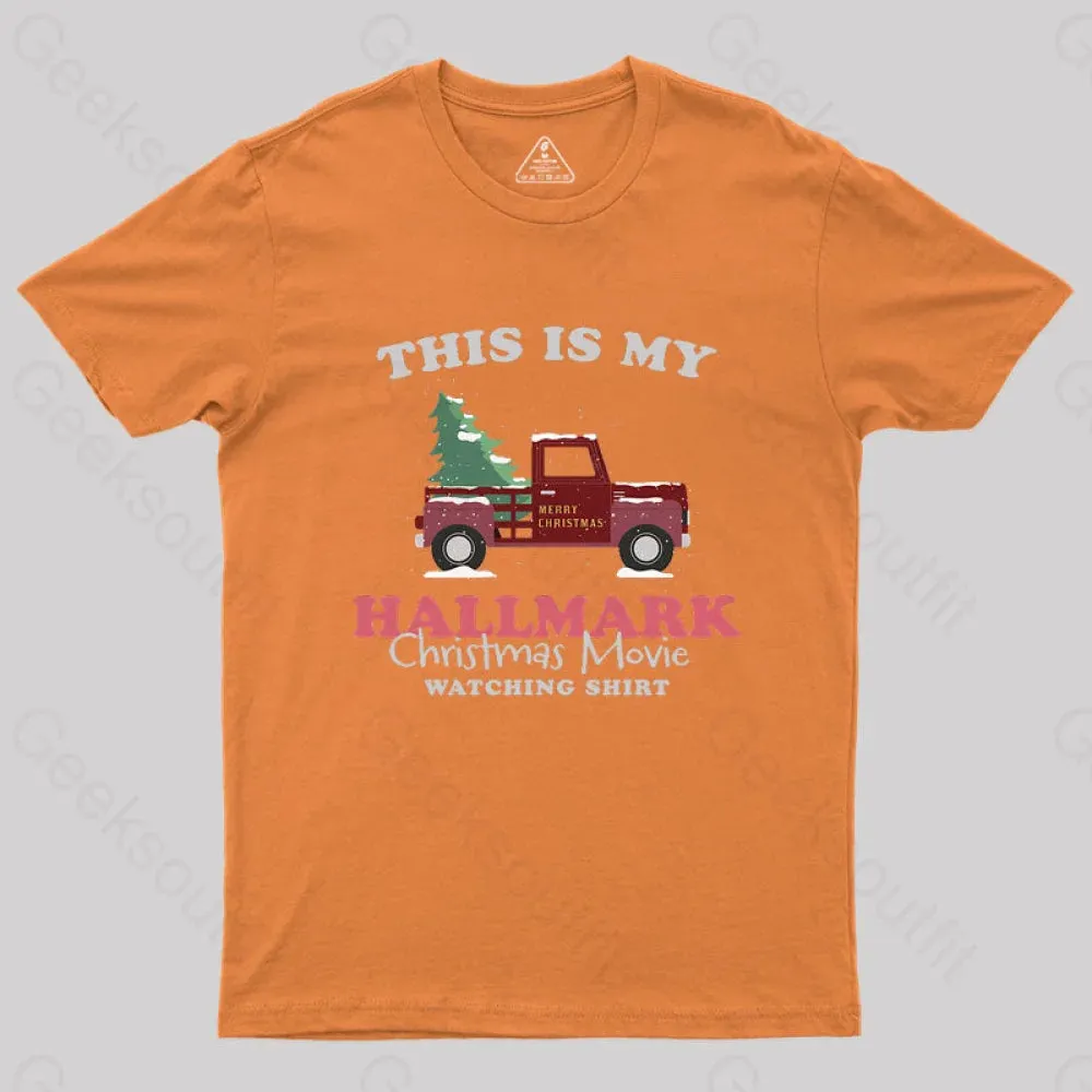 hallmark christmas Geek T-Shirt - Image 7