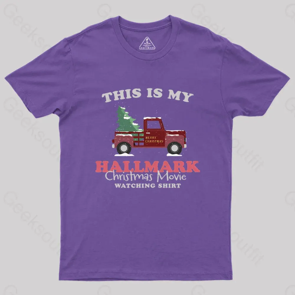 hallmark christmas Geek T-Shirt - Image 6