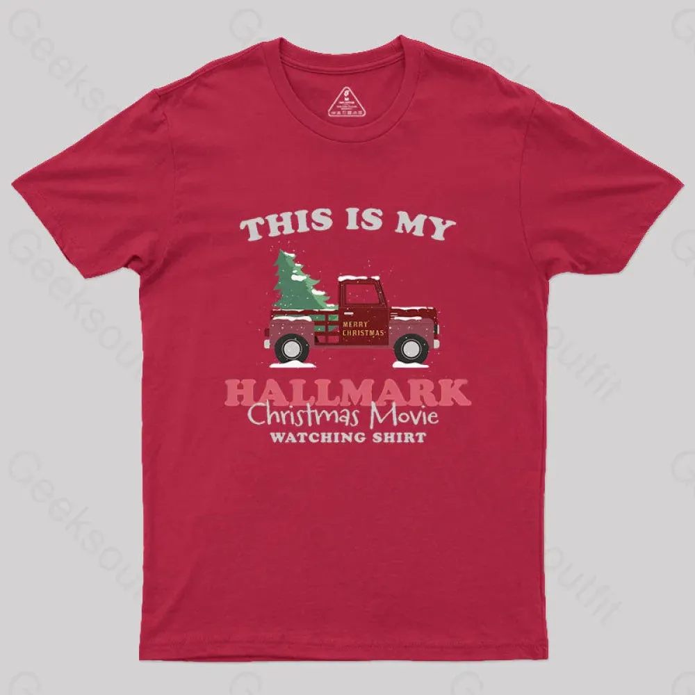 hallmark christmas Geek T-Shirt - Image 5