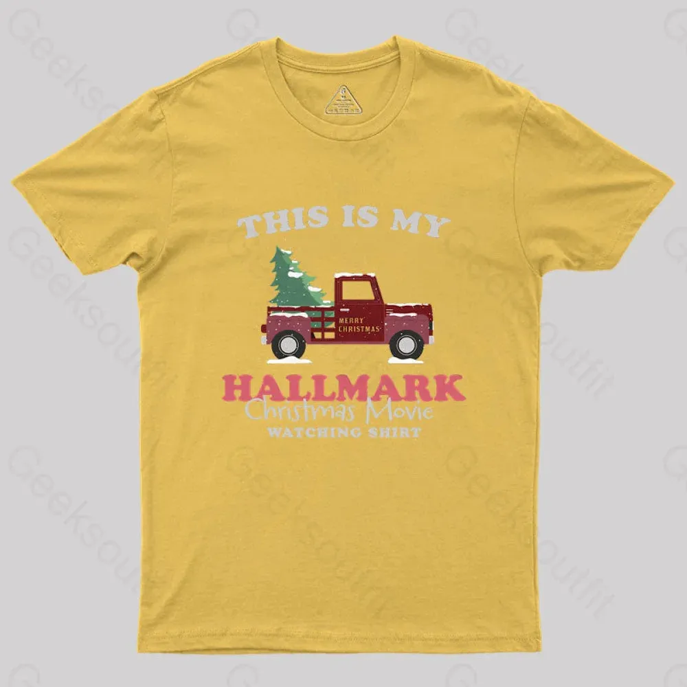 hallmark christmas Geek T-Shirt - Image 8