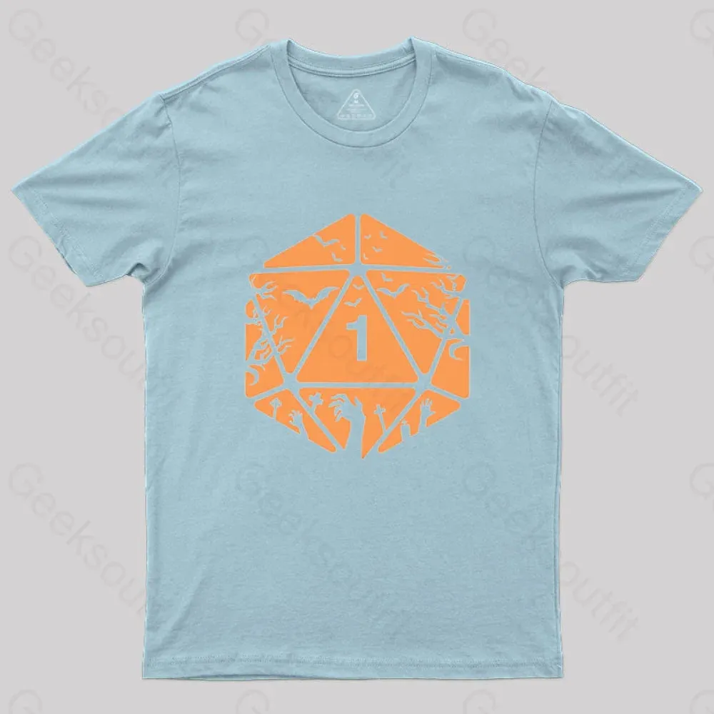 Halloween D20 Die T-Shirt - Image 6