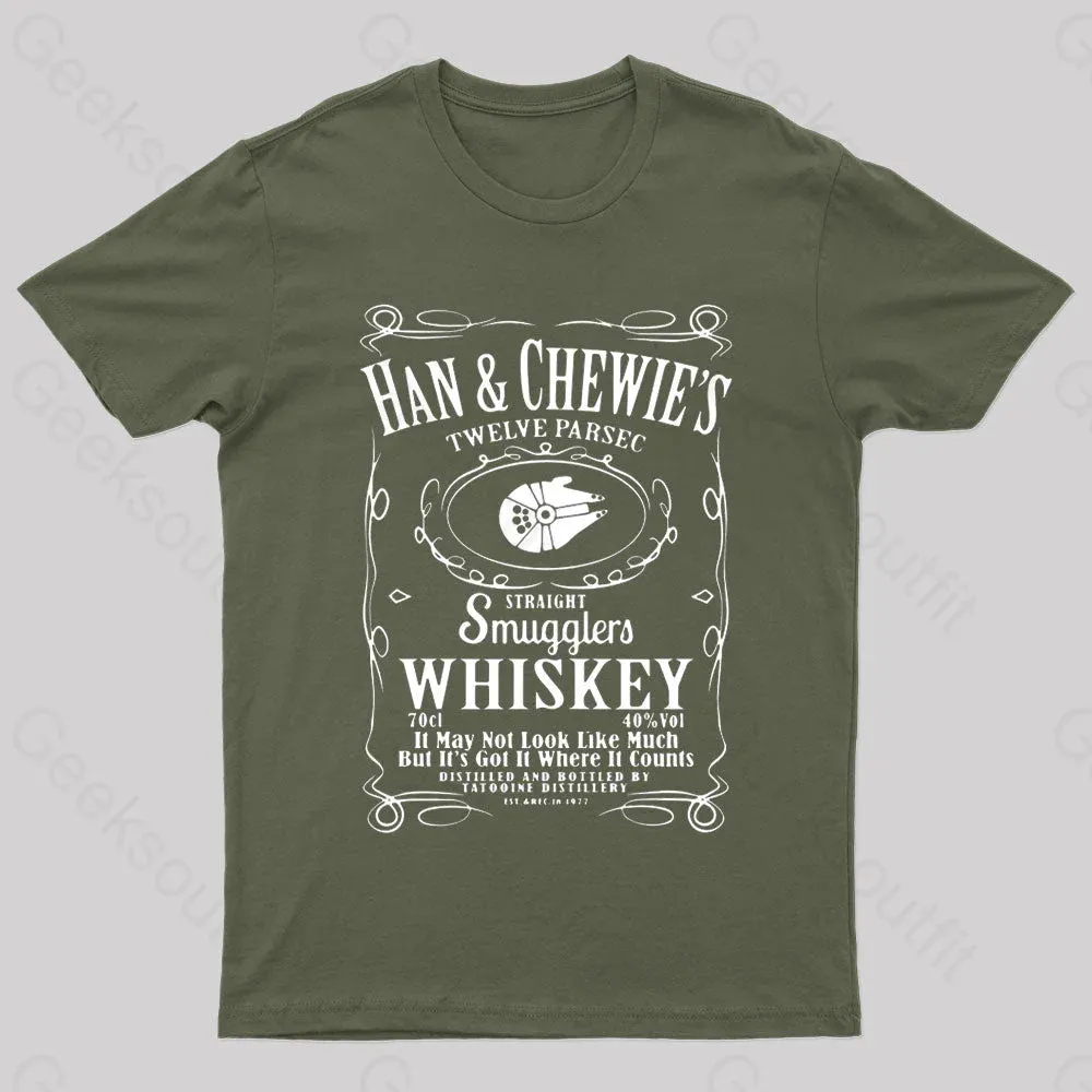 Han&Chewie's Twelve Parsec Whiskey Geek T-Shirt - Image 3