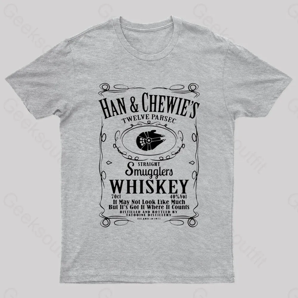 Han&Chewie's Twelve Parsec Whiskey Geek T-Shirt - Image 5