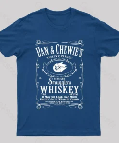 Alternative view of Han&Chewie's Twelve Parsec Whiskey Geek T-Shirt