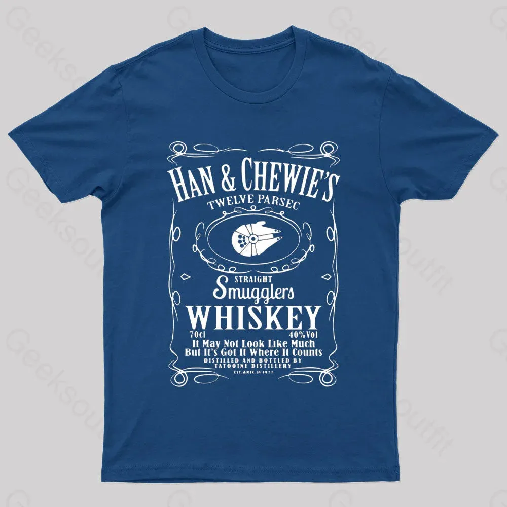 Han&Chewie's Twelve Parsec Whiskey Geek T-Shirt - Image 2