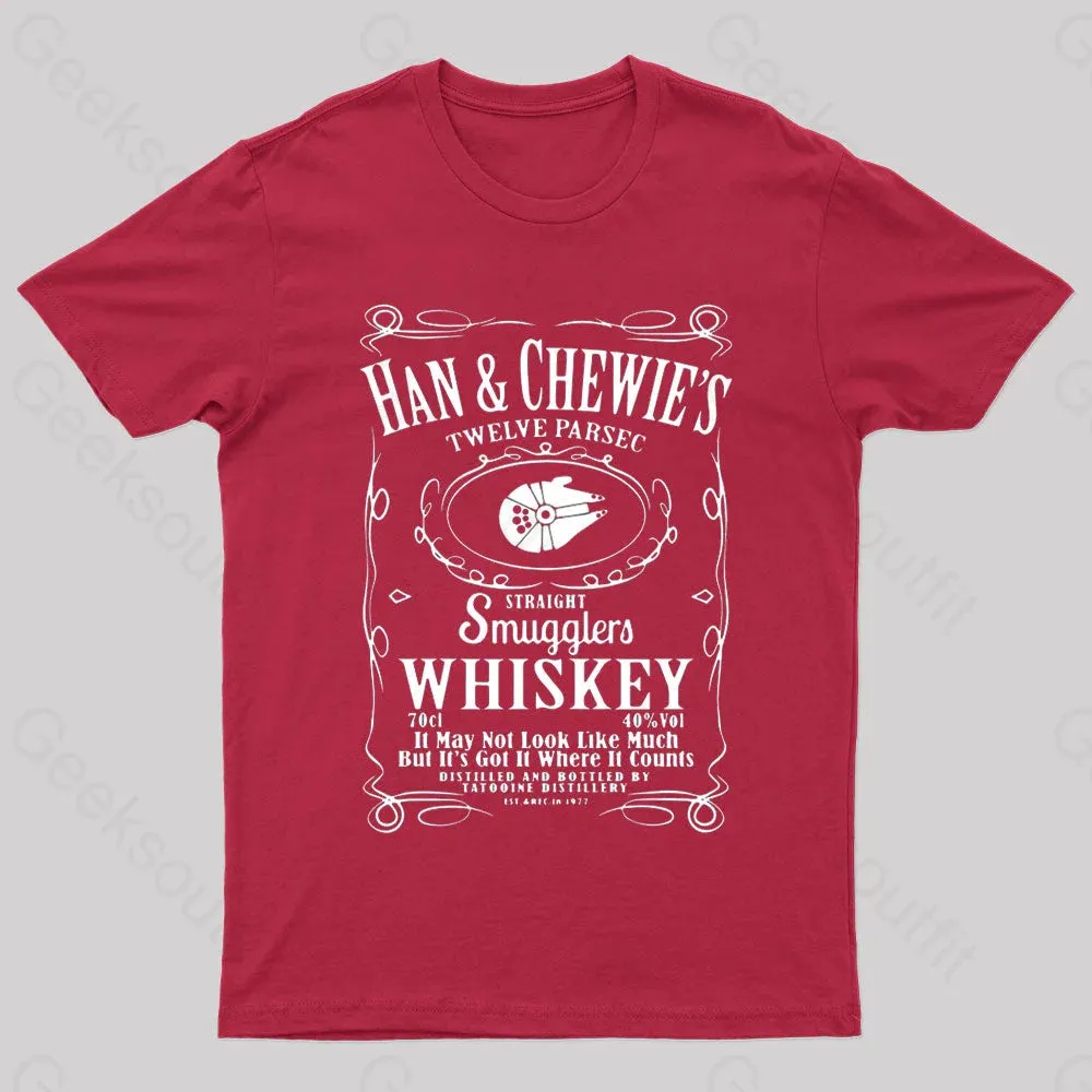 Han&Chewie's Twelve Parsec Whiskey Geek T-Shirt - Image 8