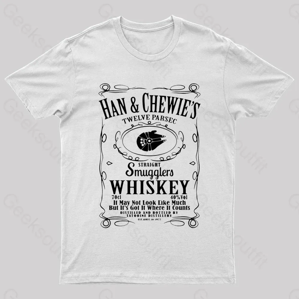 Han&Chewie's Twelve Parsec Whiskey Geek T-Shirt - Image 4
