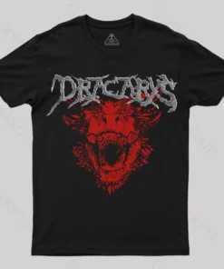 Heavy Metal Band Logo Dracarys T-Shirt