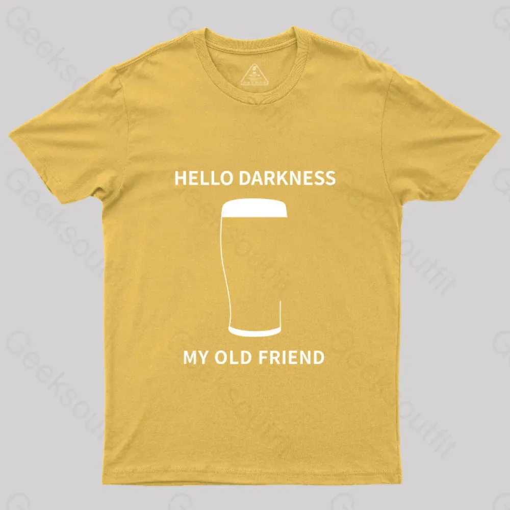 Hello Darkness My Old Friend Nerdy Graphic T-Shirt - Image 8