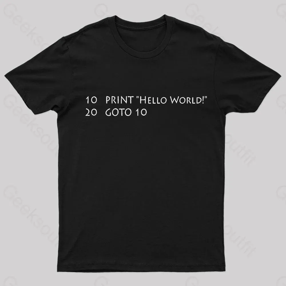 Hello World Nerd T-Shirt - Image 3