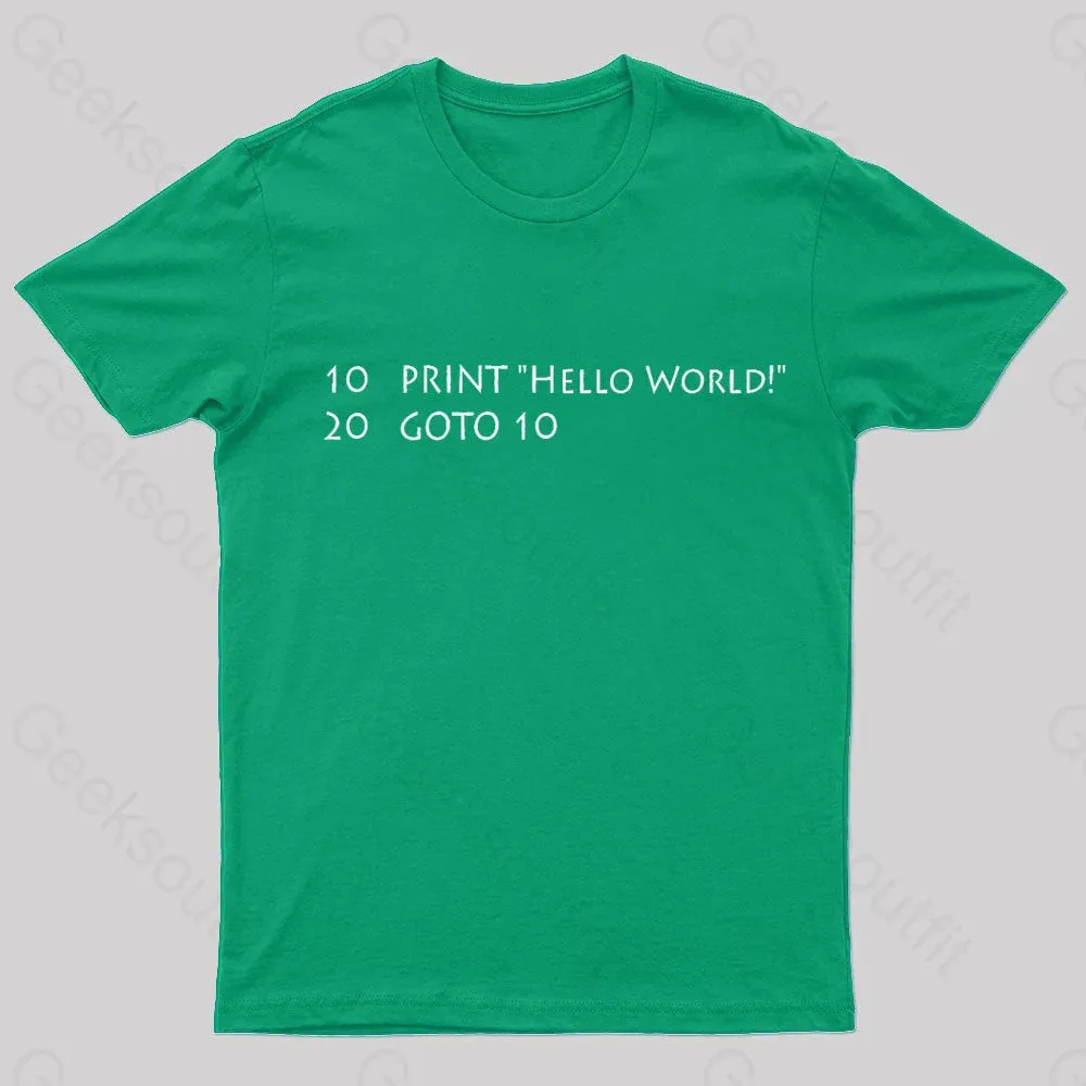 Hello World Nerd T-Shirt - Image 4