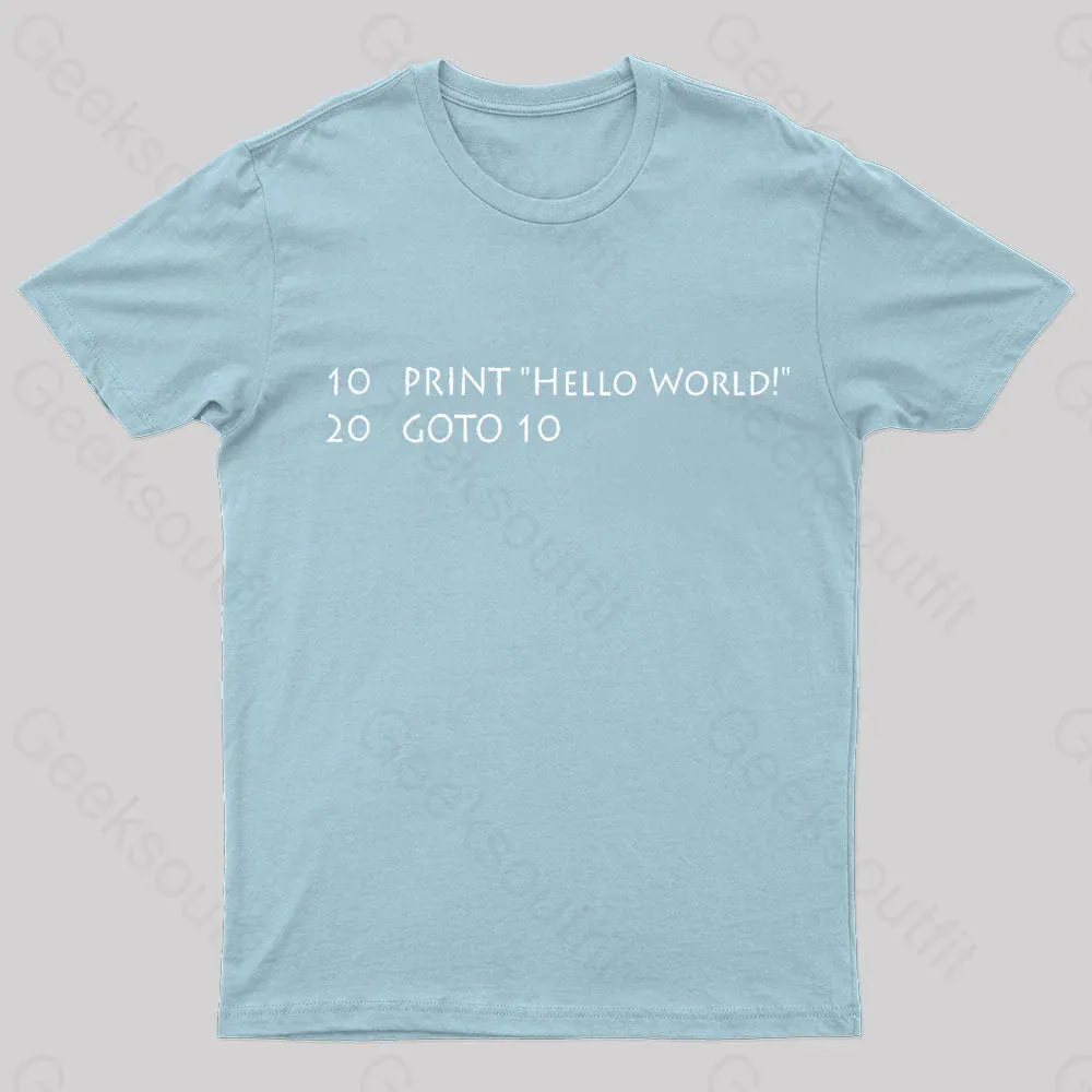 Hello World Nerd T-Shirt - Image 7