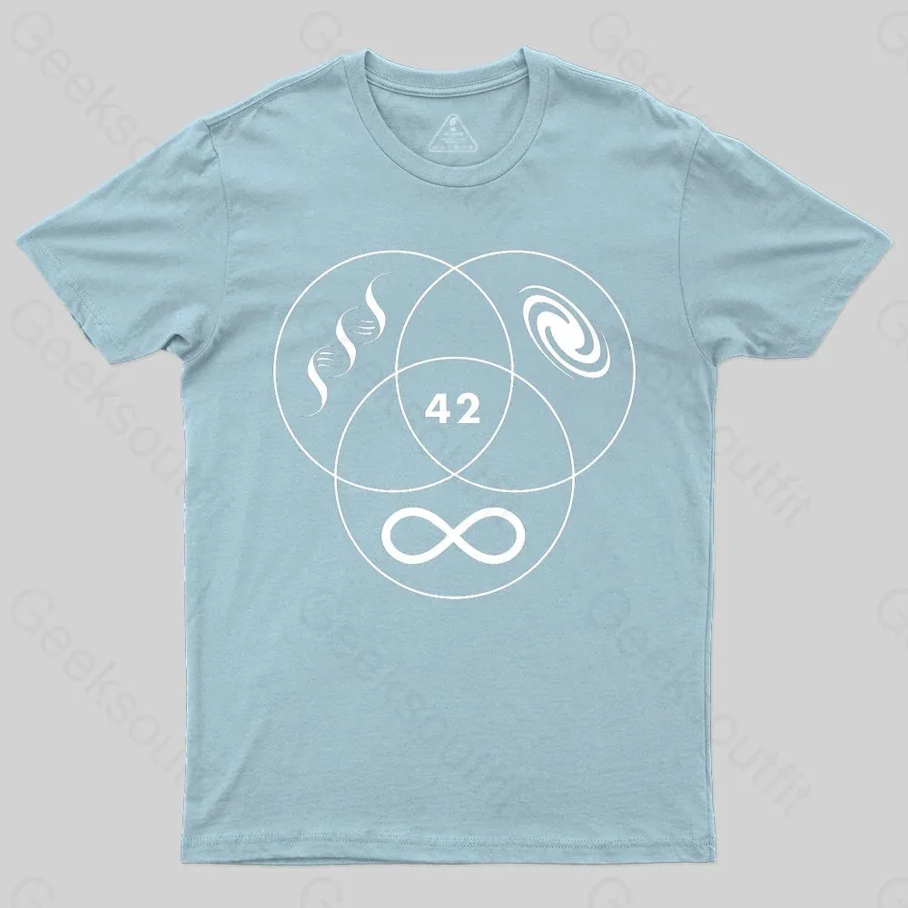 Hitchhikers Guide To The Galaxy 42 T-shirt - Image 6