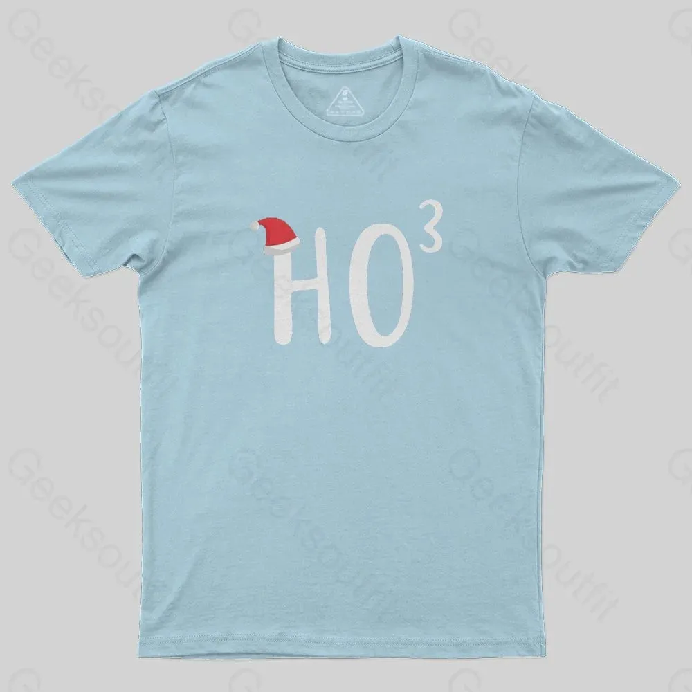 HO to the third power Christmas T-Shirt - Image 6